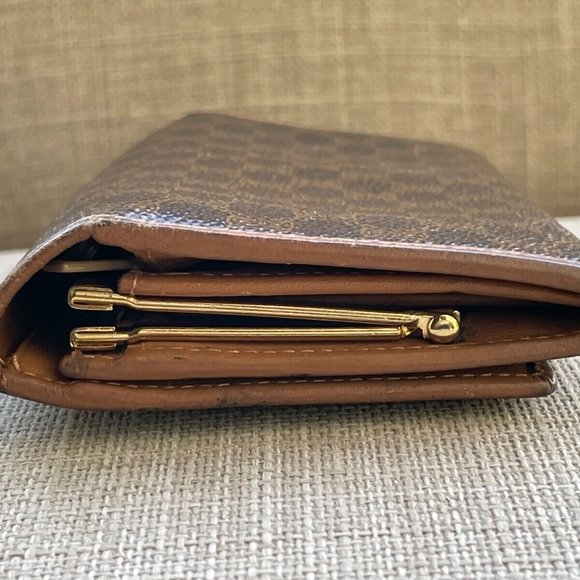 CELINE C Macadam Long Bifold Wallet Card Holder Leather Clutch Purse Made in Ita - Picture 7 of 12